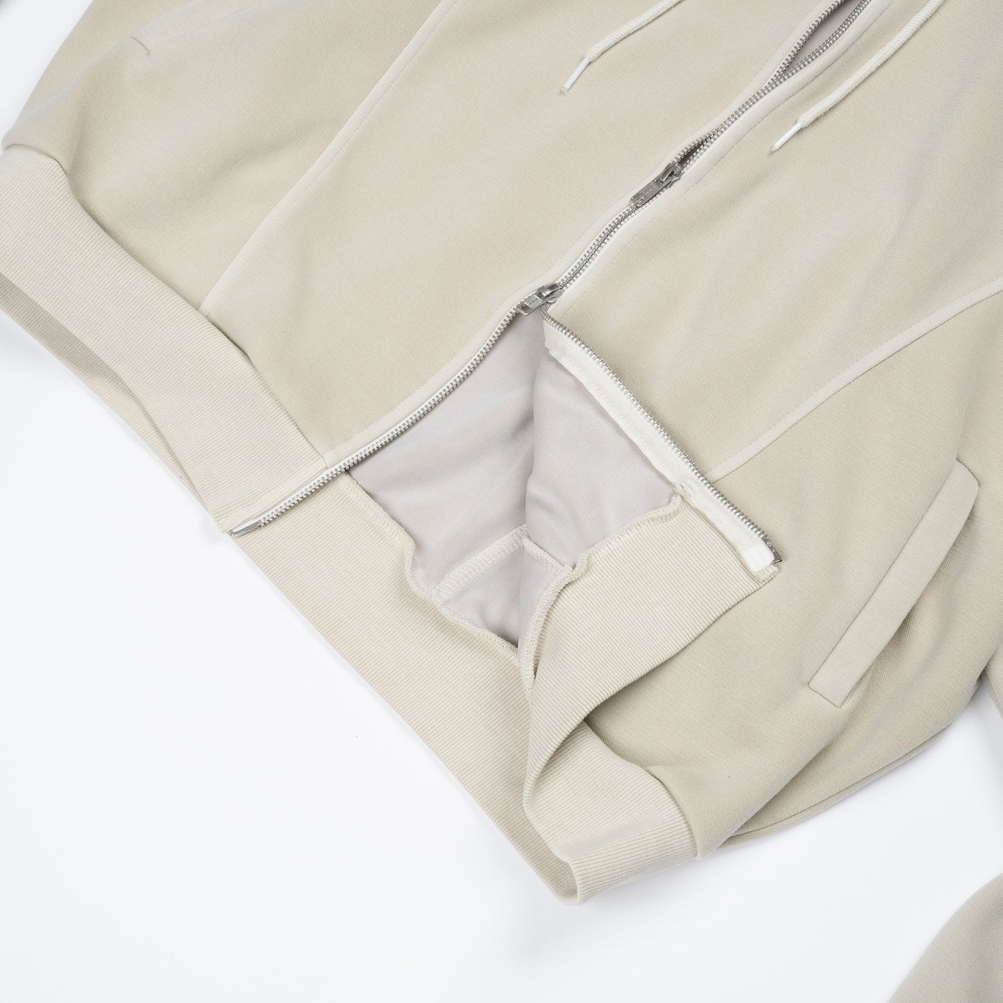 Vintage Pigment zip-up Hoodie