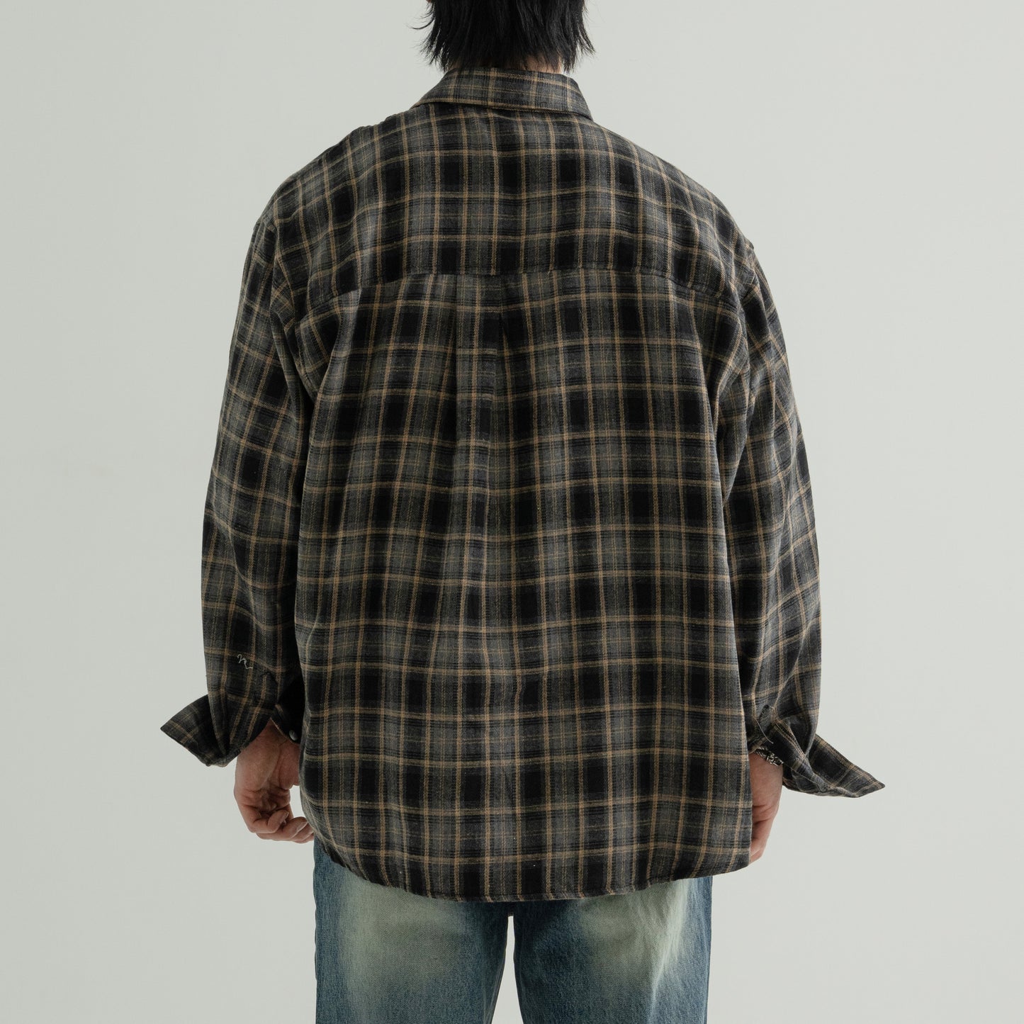 Over-Fit Checkered Shirt