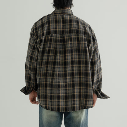 Over-Fit Checkered Shirt