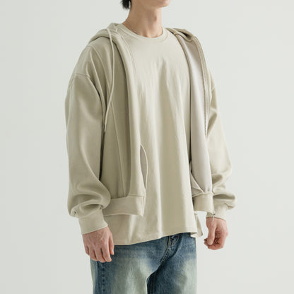 Vintage Pigment zip-up Hoodie