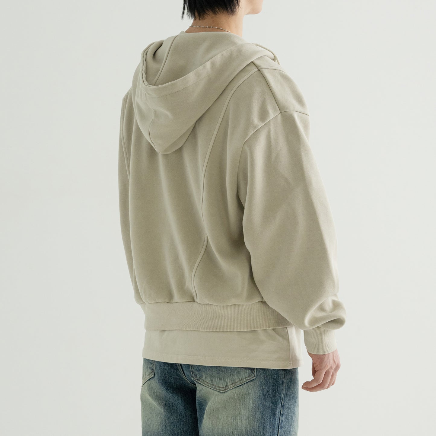 Vintage Pigment zip-up Hoodie