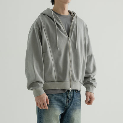 Vintage Pigment zip-up Hoodie