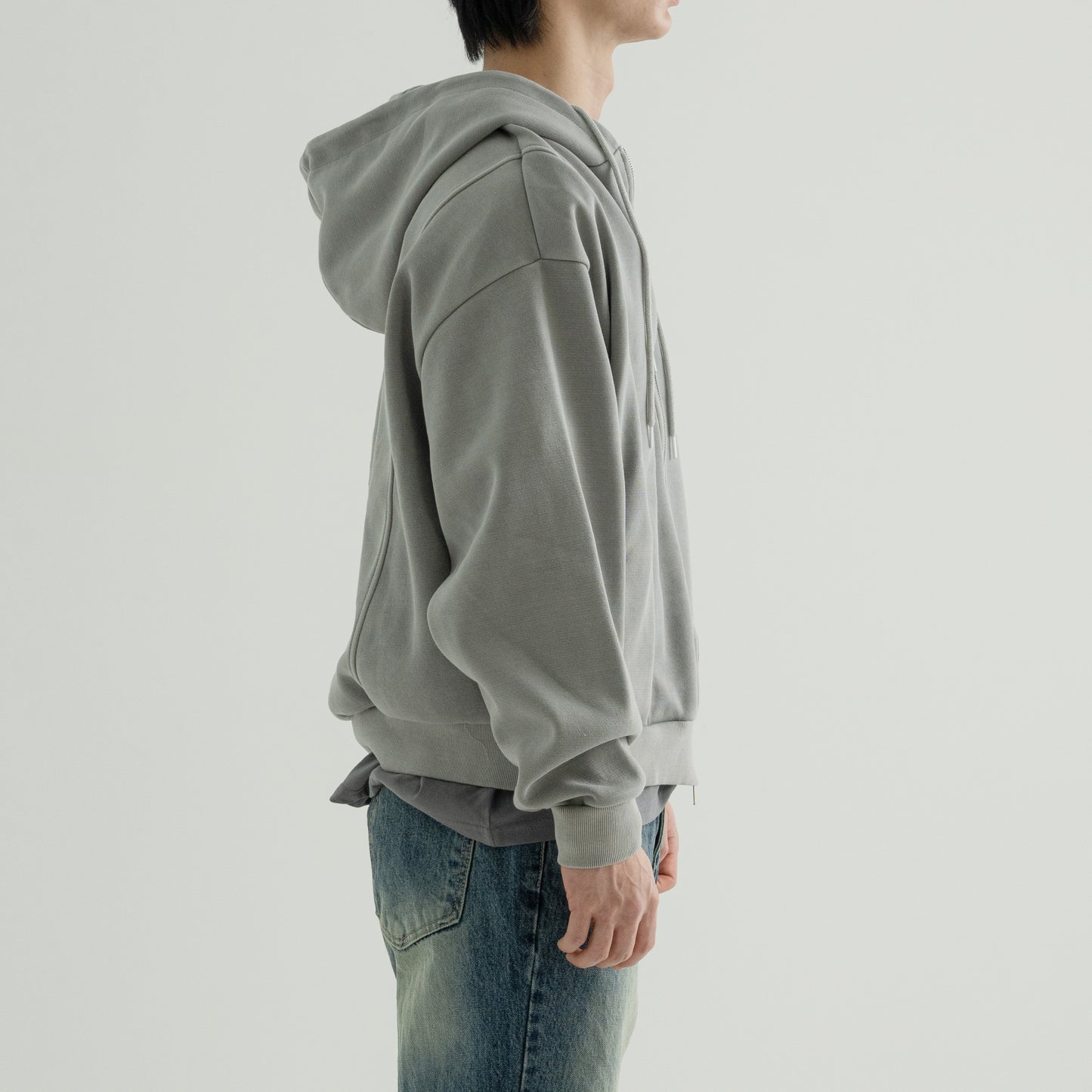 Vintage Pigment zip-up Hoodie