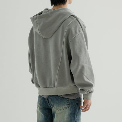 Vintage Pigment zip-up Hoodie