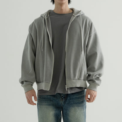 Vintage Pigment zip-up Hoodie