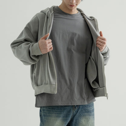 Vintage Pigment zip-up Hoodie