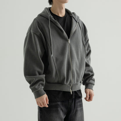 Vintage Pigment zip-up Hoodie