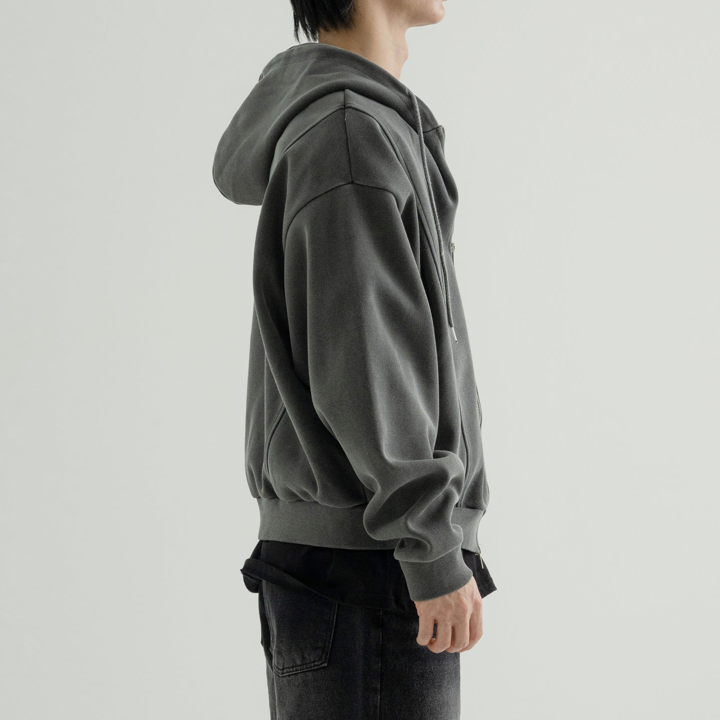 Vintage Pigment zip-up Hoodie
