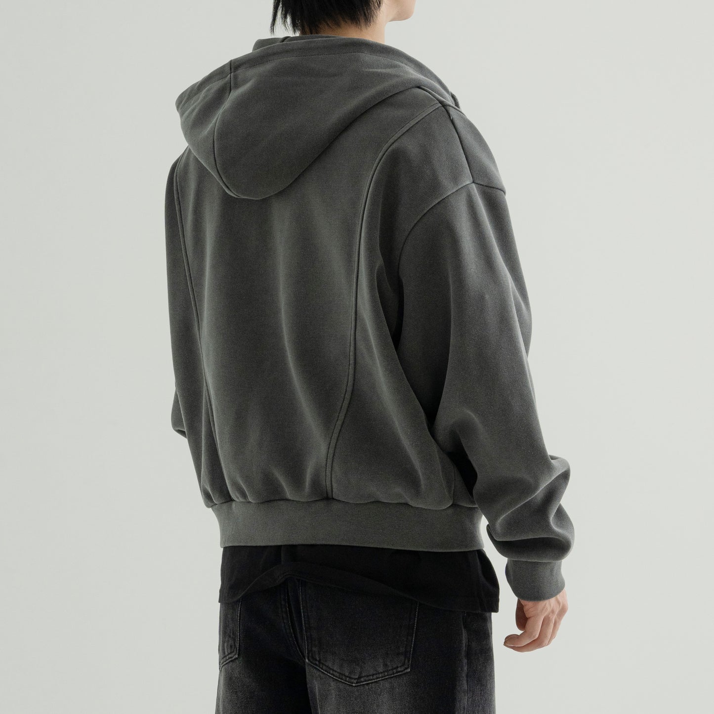 Vintage Pigment zip-up Hoodie