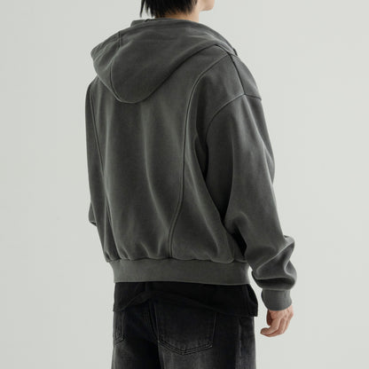 Vintage Pigment zip-up Hoodie