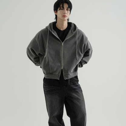Vintage Pigment zip-up Hoodie