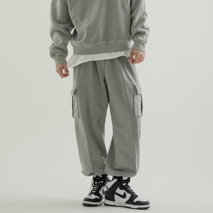 Pig String Cargo Sweatpants