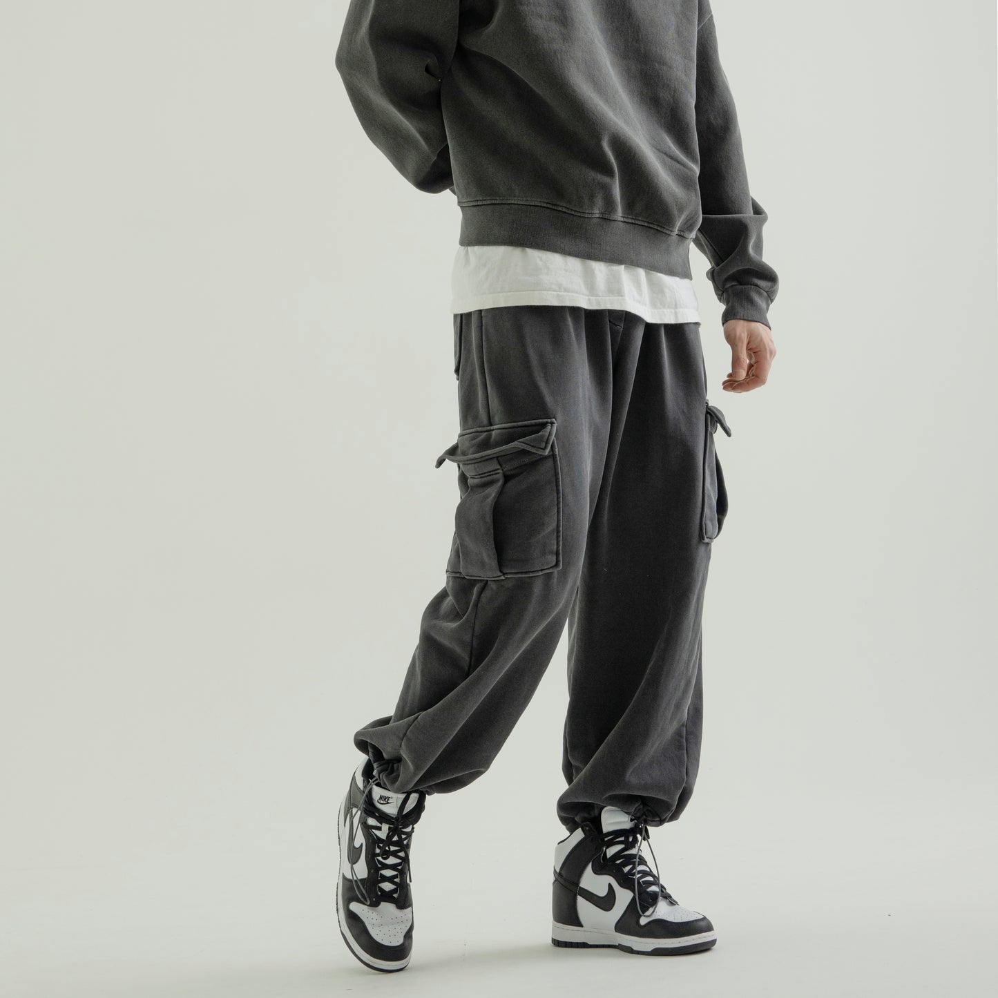 Pig String Cargo Sweatpants