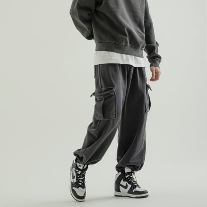 Pig String Cargo Sweatpants