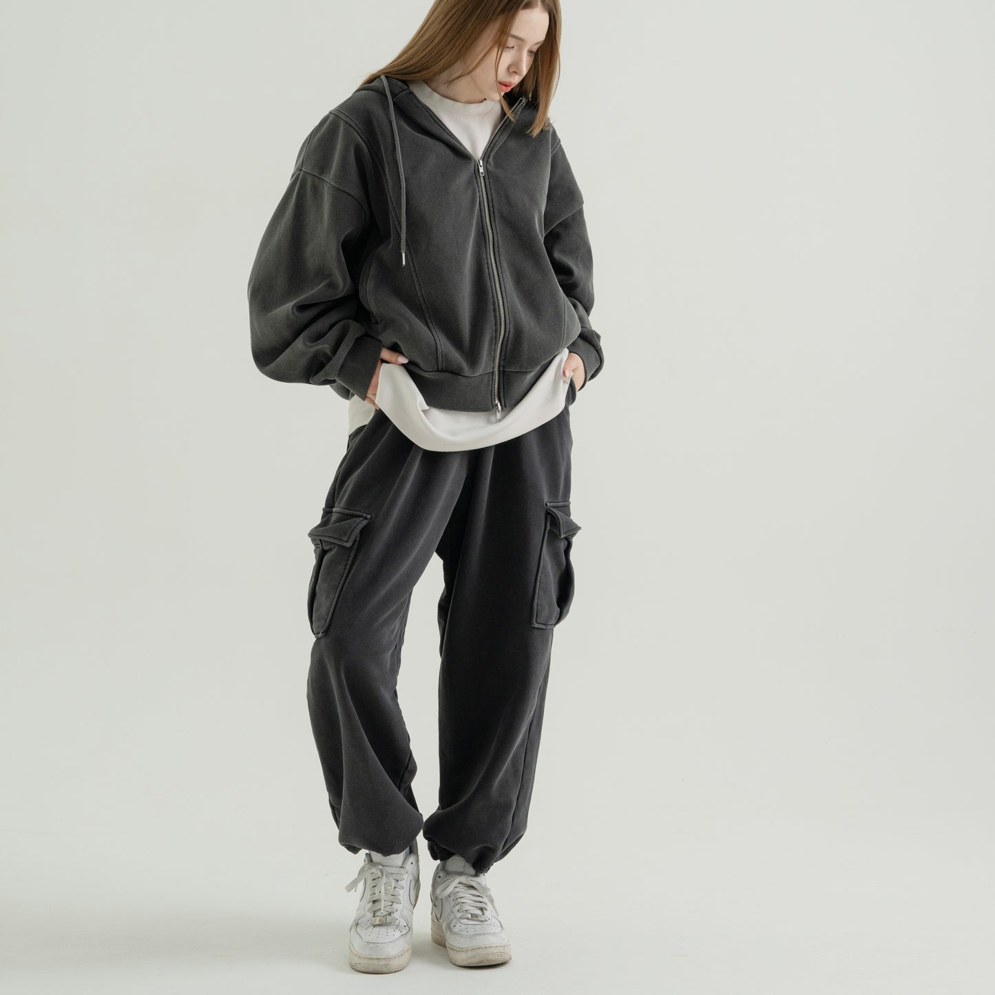 Pig String Cargo Sweatpants