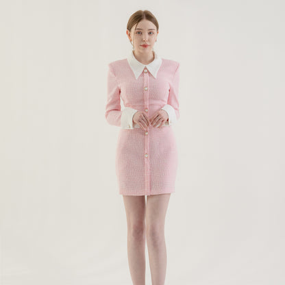 Mini Skirt formal one piece dress