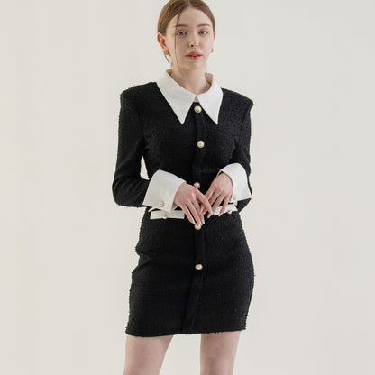 Mini Skirt formal one piece dress