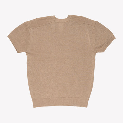 Linen short-sleeved knit