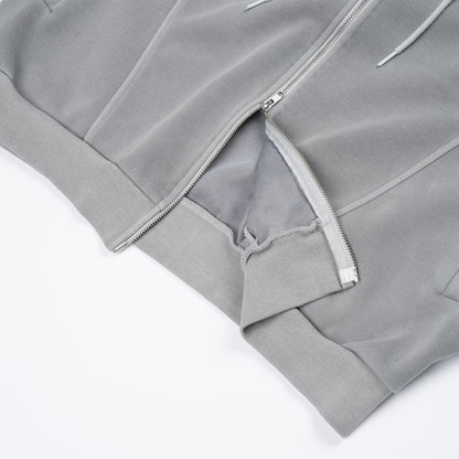 Vintage Pigment zip-up Hoodie