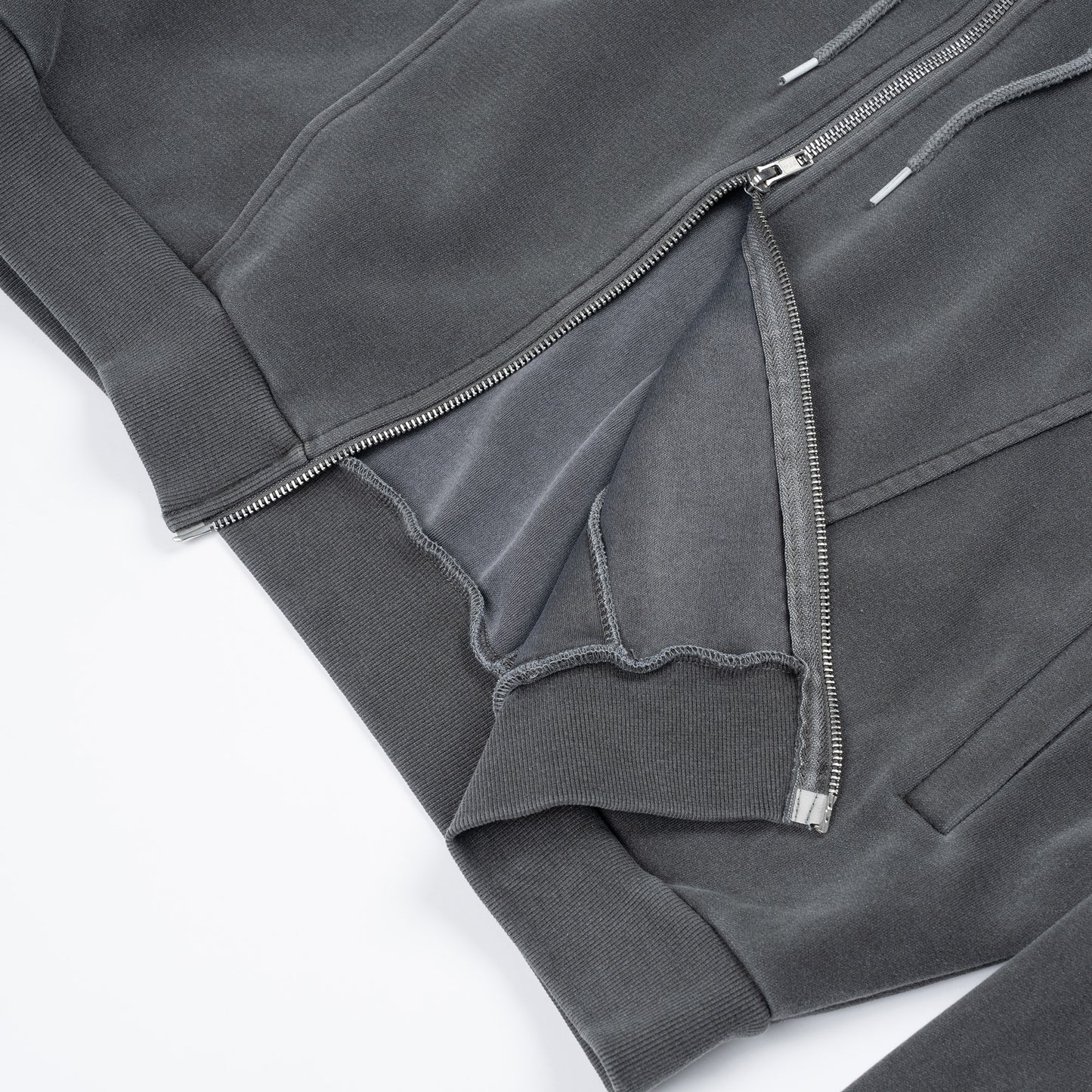 Vintage Pigment zip-up Hoodie
