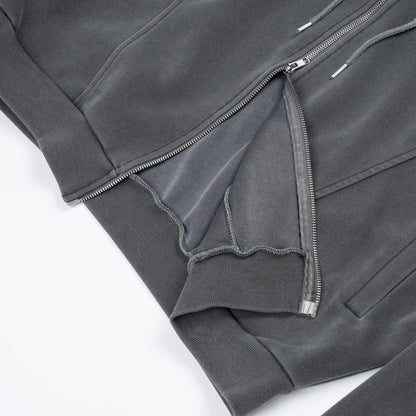 Vintage Pigment zip-up Hoodie