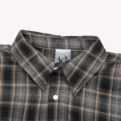 Over-Fit Checkered Shirt