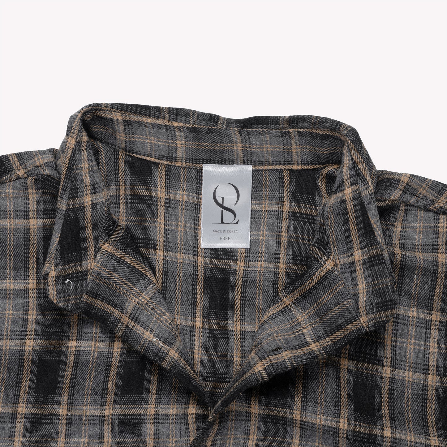 Over-Fit Checkered Shirt