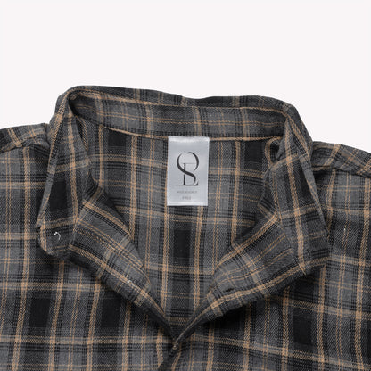 Over-Fit Checkered Shirt