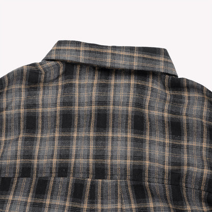 Over-Fit Checkered Shirt