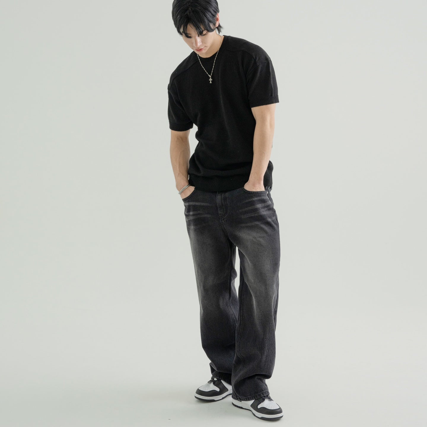 Black Denim pants (Unisex)