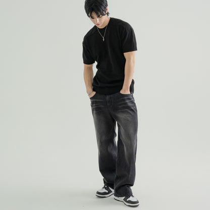 Black Denim pants (Unisex)