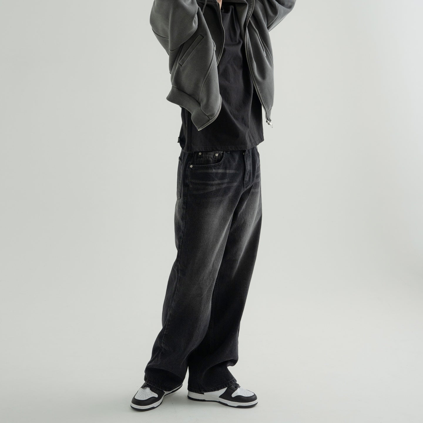 Black Denim pants (Unisex)